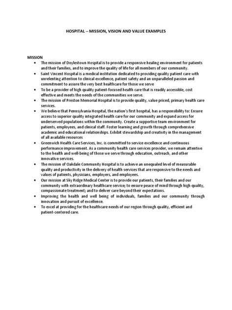 Image result for Post Acute Vision Statement