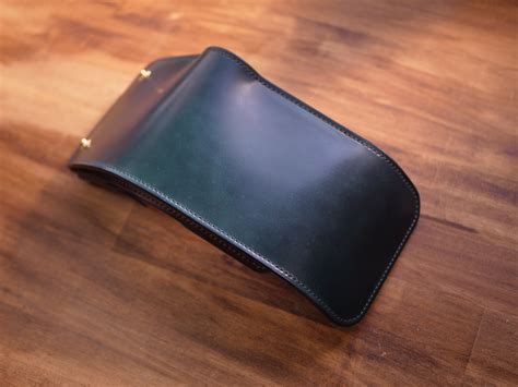 Rock（ロック）/ Horween shell cordovan Green × #4 | robusta leather
