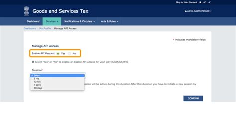 How to enable upload of Invoices through ClearTax on GST portal using API