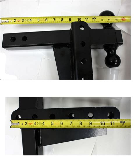 HD ADJUSTABLE TRAILER HITCH BALL MOUNT WITH DUAL BALL