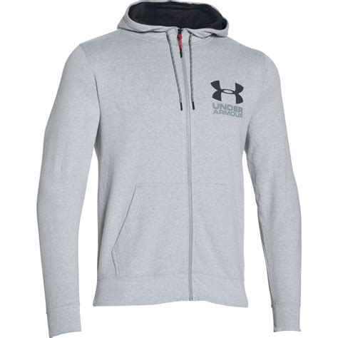 Under Armour Mens Tri-Blend Full-Zip Hoody in Airforce | Excell Sports UK