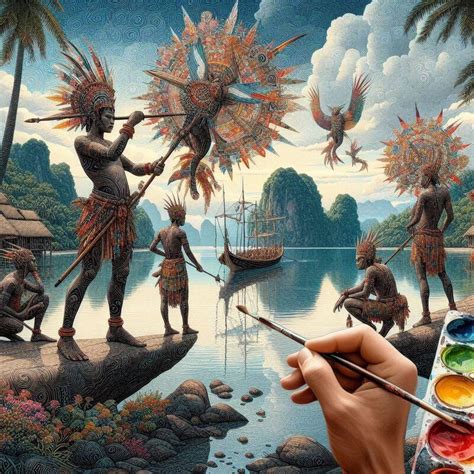 Prepare a tribal painting to applaud the hidden artistic gems of ...