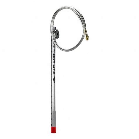 YELLOW JACKET, Rigid Tube, 78075, Analog Manometer - 809KA3|78075 ...