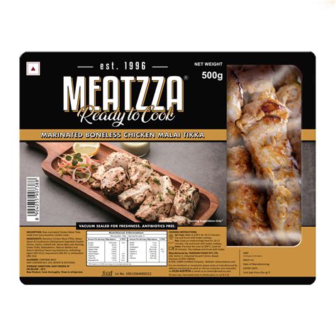 Meatzza Marinated boneless Tandoori tikka 500g – meatzza