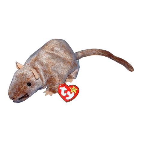 Ty Beanie Babies Plush Toy: Tiptoe the Mouse | Stuffed Animal | MWMT ...