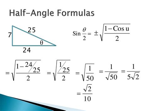 Solving Half-Angle Formulas 的图像结果