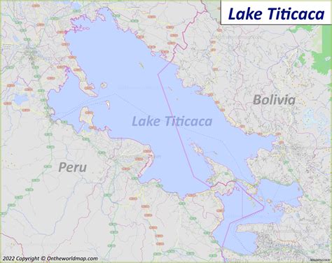Lake Titicaca Map | Bolivia, Peru | Detailed Maps of Lake Titicaca