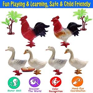 Buy FunBlast Realistic Animal Figure Toy – Farm & Wild Animals Toy for ...