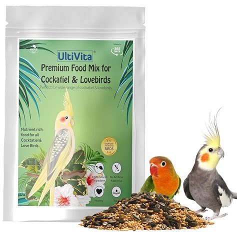 Buy Ultivita Lovebird & Cockatiel Bird Food (450 Gm) Online at Low ...