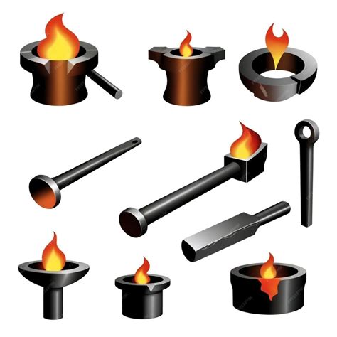 Image result for Forging Metals Vector