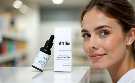 Attilio® Niacinamide 10% + Zinc PCA 1% Face Serum – Oil Control, Acne ...