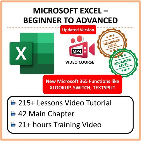 Top 21+ Microsoft Excel For Beginners Certificate Csv