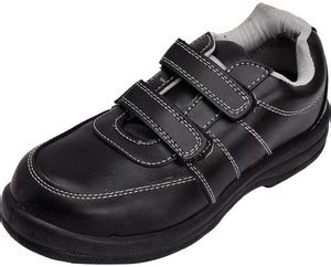 Tek Tron Velcro Safety Outdoor Shoes For Men - Buy Black Color Tek Tron ...