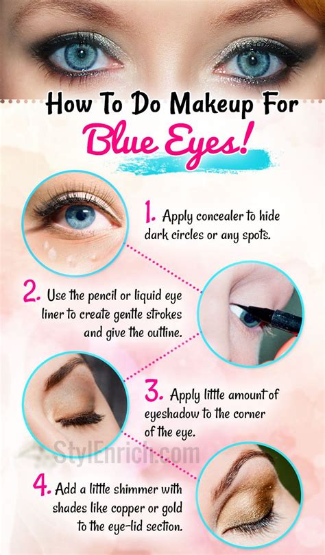 Blue Eye Makeup Tutorial 的图像结果