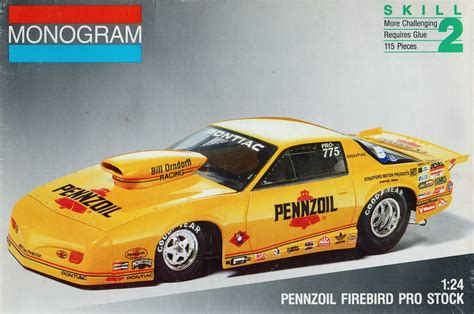 Pennzoil Firebird Pro Stock | Model cars kits, Plastic model kits, Car model