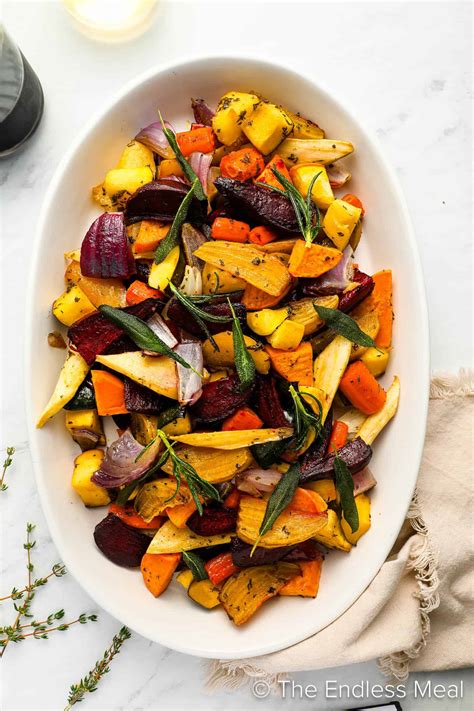 Traditional Native American roasted root vegetables - Native Foods