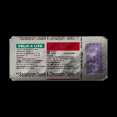 FELIZ S LITE TABLET 10'S Price, Uses, Side Effects & Substitutes | Medkart