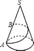 如图，圆锥的底面半径为2cm，母线AB长为6cm，动点P从B点出发，沿着圆锥体的侧面移_百度知道