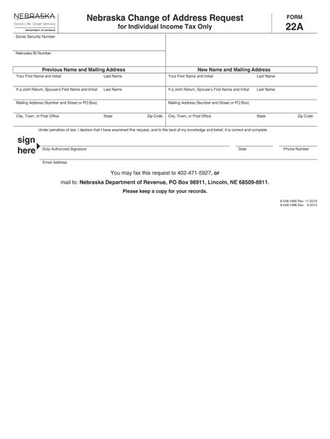 2016 NE Form 22A Fill Online, Printable, Fillable, Blank - pdfFiller