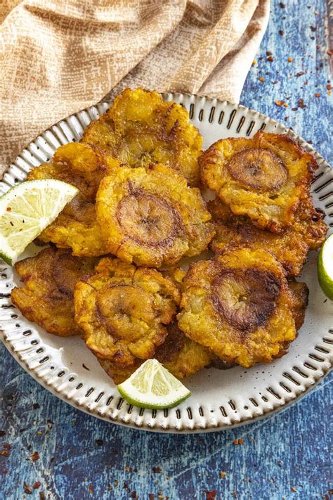 Fried Green Plantain Flat Green Plantain / Tostones De Platano