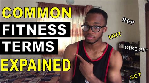 Common Fitness Terms Used In The Fitness Community. - YouTube