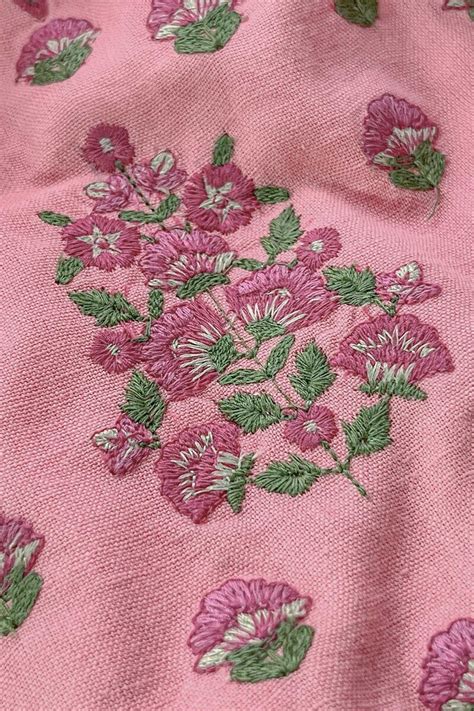 Buy Pink Handcrafted Straight Cotton Flax Kurta for Women | FGMK24-337 ...