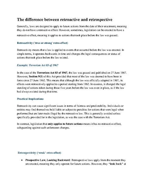 JURI 2024: Understanding Retroactive vs. Retrospective Laws in Context ...