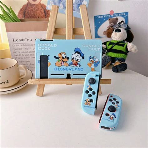 3pcs/Set Cartoon Donald Duck Protective Case For OLED, Detachable Bruto ...