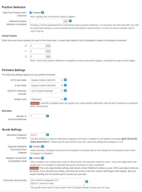 Octolapse cant set it up right,i'm stuck - Plugins - OctoPrint ...