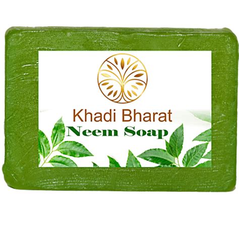 Buy HerVeda Khadi Bharat Neem Soap Online at Best Price of Rs 80 ...