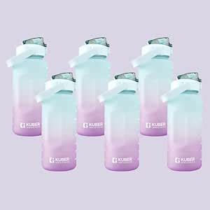 Buy Kuber Industries Motivational 2 LTR Water Bottle with Time Marker ...