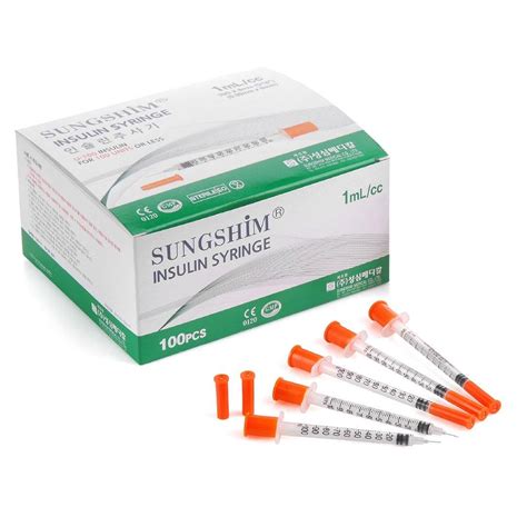 Insulin Syringe 1ml – 100EA – Celesta Korea