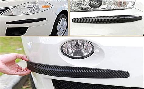 OAN Rubber Car Bumper Protector Guard with Double Chrome Strip for Cars ...