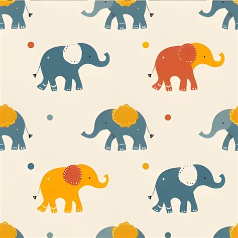 Image result for Colorful Elephant Pattern