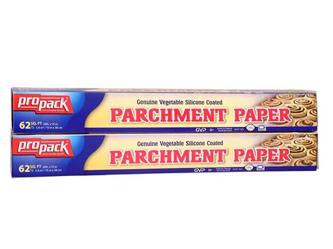 Propack Genuine Vegetable Non Stick Silicone Coated Parchment Paper 15 ...