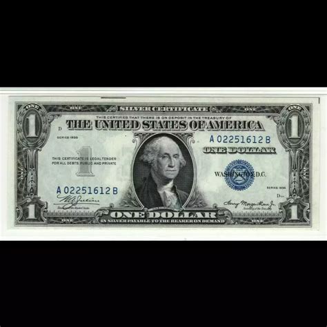 $1 1935 blue seal. Small Silver Certificates 1607 - Kearney Coin Center
