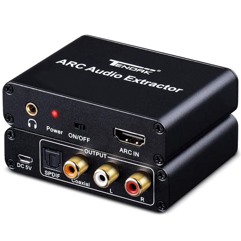 Tendak HDMI ARC Audio Adapter Extractor with Digital Optical TOSLINK ...
