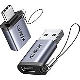 UGREEN 10Gbps USB to USB C Adapter 2 Pack, Type C Female to A Male