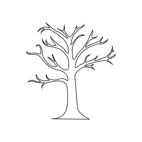 Image result for Tree Line Art Vector