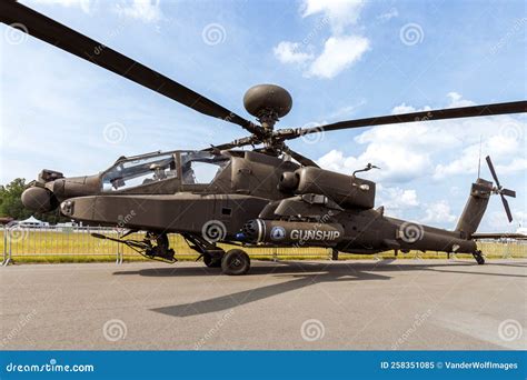 British Army AH-64D Attack Helicopter on Display at the Berlin Air Show ...