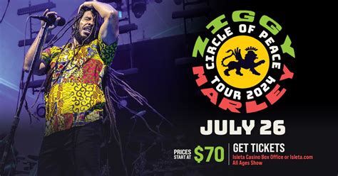 Ziggy Marley - Circle of Peace Tour 2024, 11000 Broadway SE ...