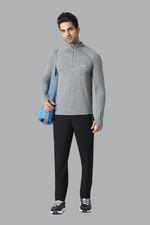 Buy Men Grey Solid Active Wear Jacket Online - 619387 | Van Heusen