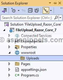 Image result for Dot Net Core Razor File Upload Save to Server