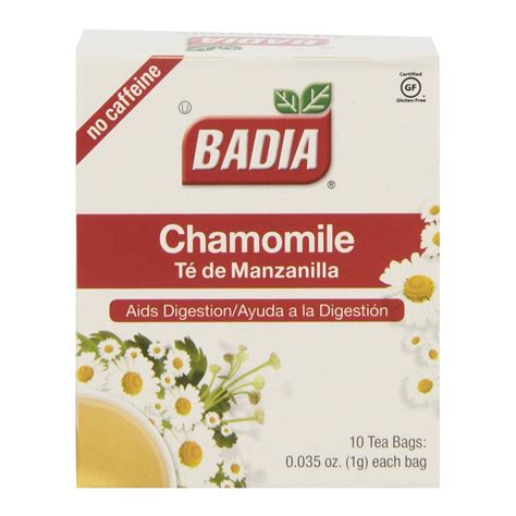 Badia Te de Manzanilla (Chamomile Tea Bags)