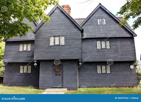 Witch House of Salem Mass editorial photo. Image of hunt - 20539766