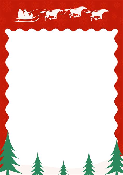Christmas Letter Templates Free Printable