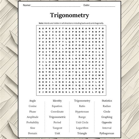 Trig Cut Ups - Worksheets Library