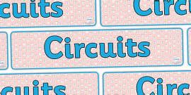 Electric Circuits Display Banner,circuits,electricity