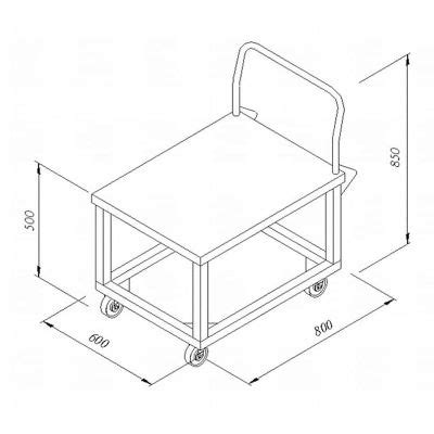 Öztiryakiler Boiler Transport Trolley, 60x80 cm Price
