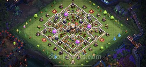 Best Anti 2 Stars Base TH11 with Link, Hybrid - Town Hall Level 11 Base ...